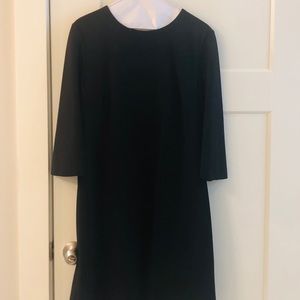 Ralph Lauren Black Dress with Cape Detail- Size 12